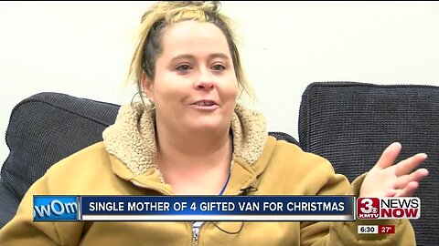 Fremont mother who walks to work, given van for Christmas