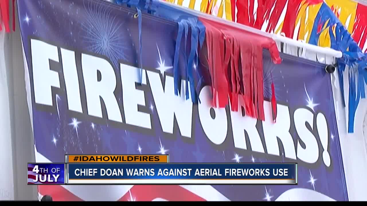 Boise fire chief warns against aerial fireworks