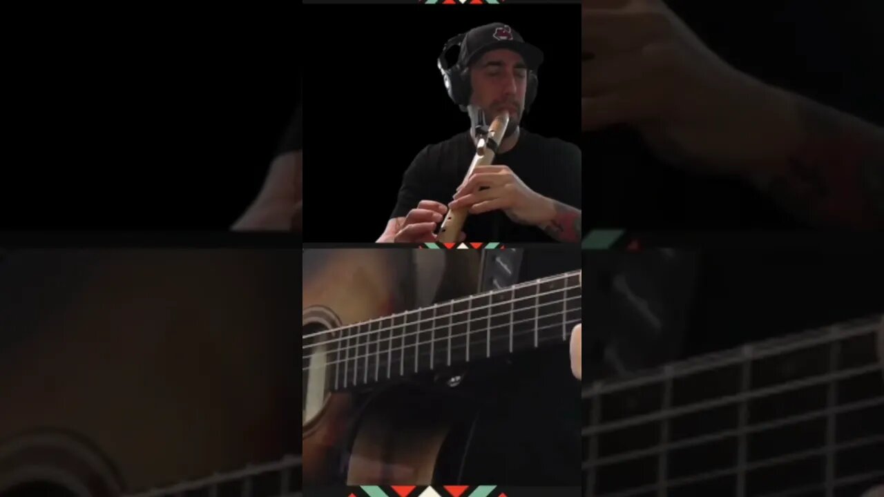 Tom MacDonald “Ghost” Played on The Native American Flute & Guitar #shorts #tommacdonald #flute