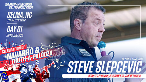 Steve Slepcevic | Steve Slepcevic Joins Clay Clark’s Selma, NC ReAwaken America Tour + Learn More At: www.TimeToFreeAmerica.com