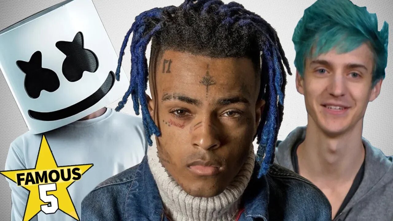 Top 5 | Famous People of 2018 ( RIP Xxxtentacion, Ninja, Marshmello & more )