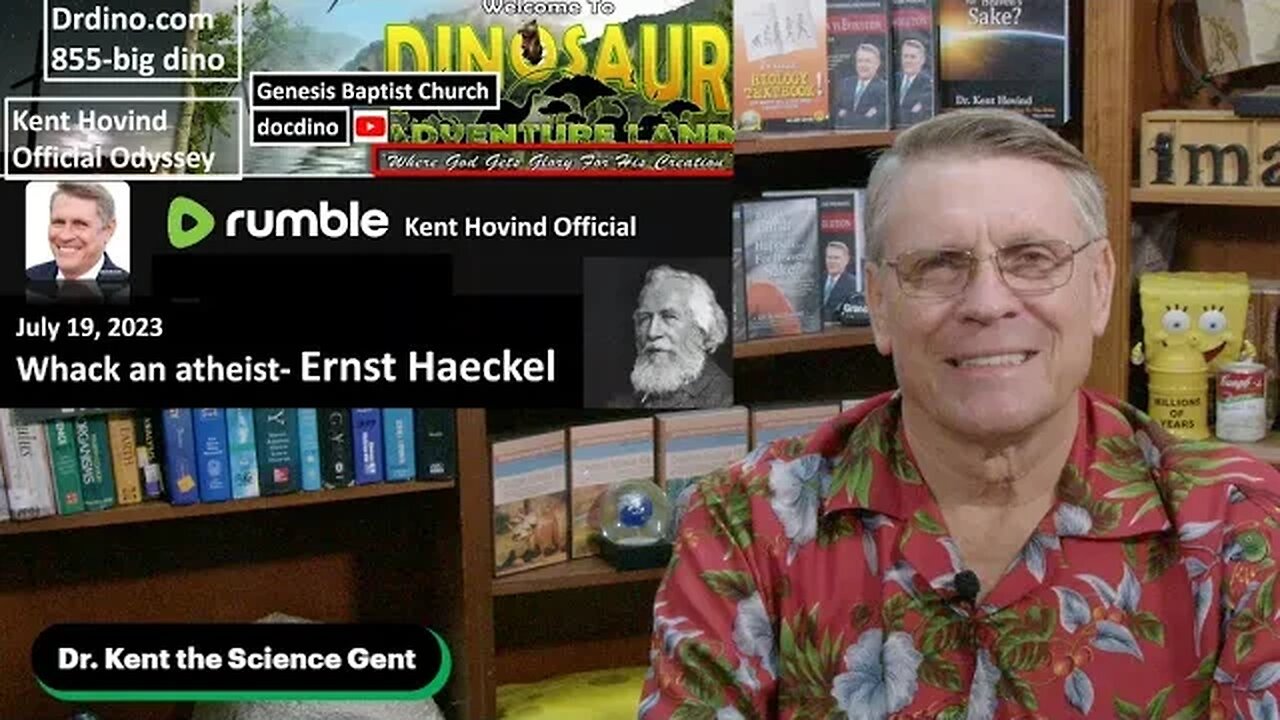 Whack an atheist - Ernst Haeckel