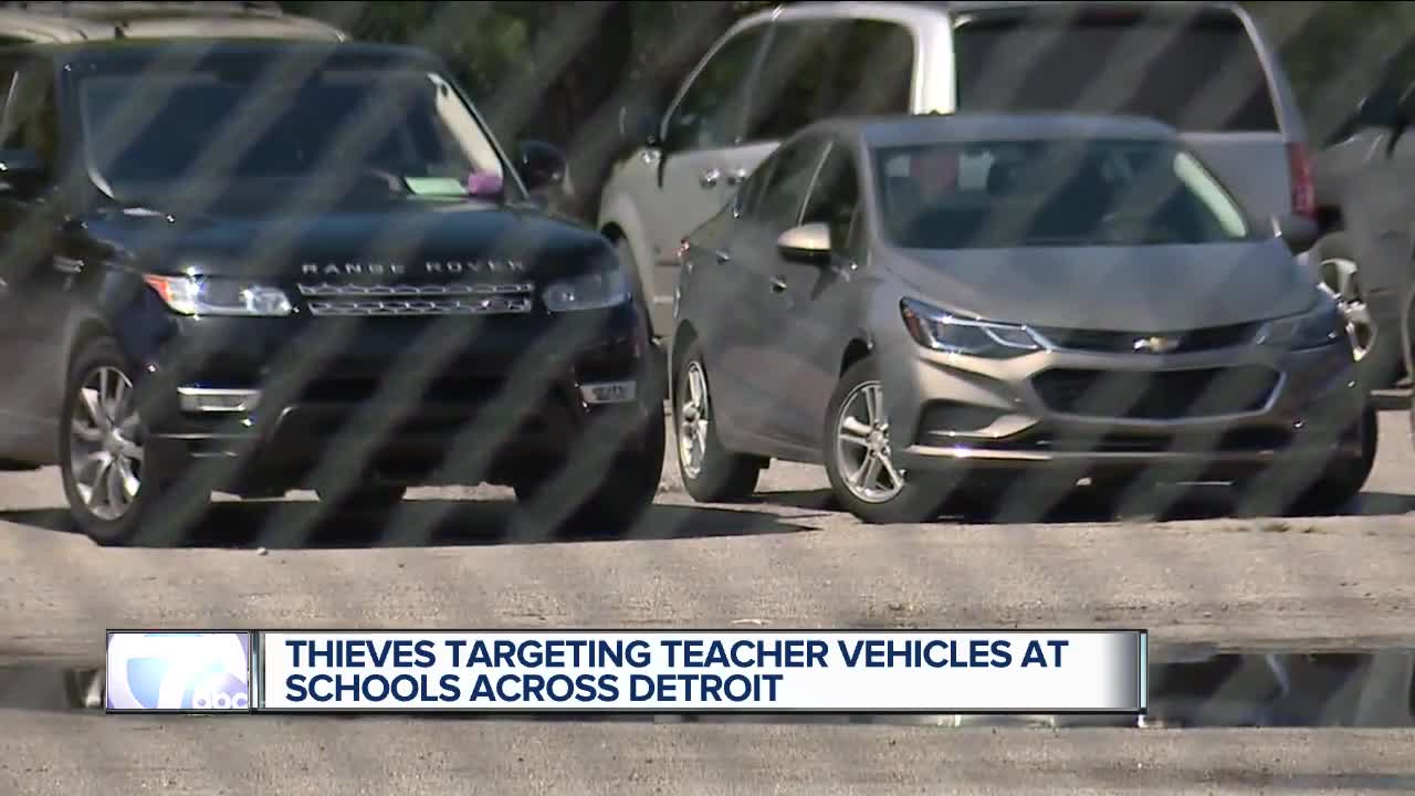 Thieves target teachers' cars as school year starts in Detroit