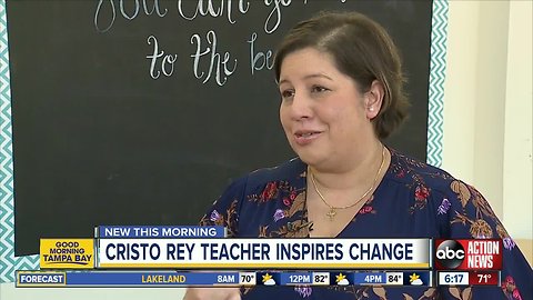 Inspirational Cristo Rey science teacher takes on motherly role for her students