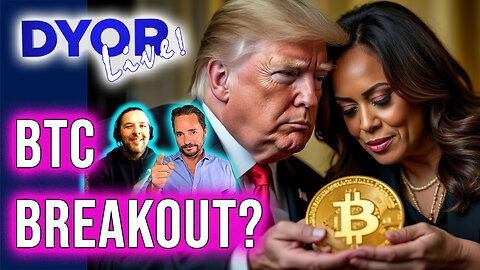 DYOR Live: BITCOIN Breakout on Election Day? 3 Scenarios! 