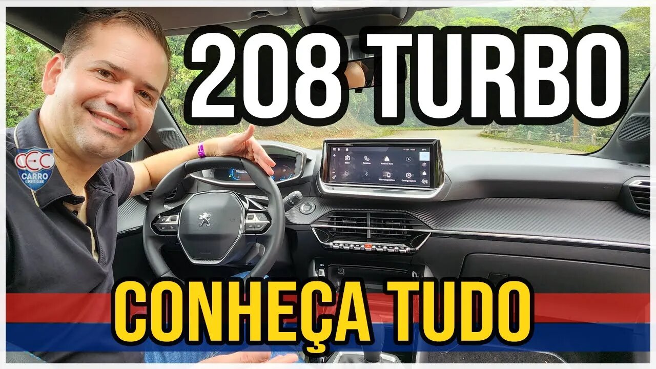 Novo Peugeot 208 Turbo STYLE: melhor interior da categoria?