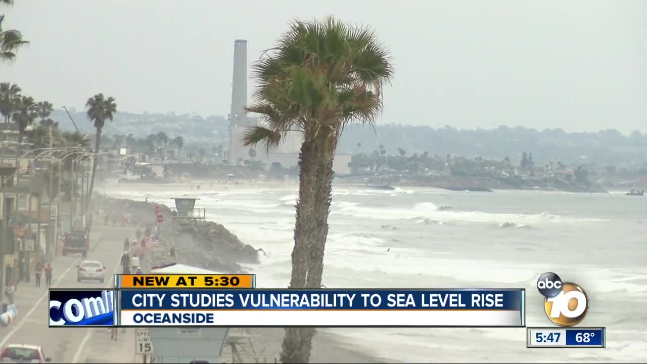 Oceanside studies vulnerability to sea level rise