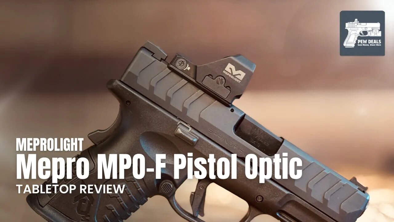 Meprolight Mepro MPO-F Pistol Optic Review - Auto-off, Shake Awake, Multi-Reticle #meprolight #MPOF