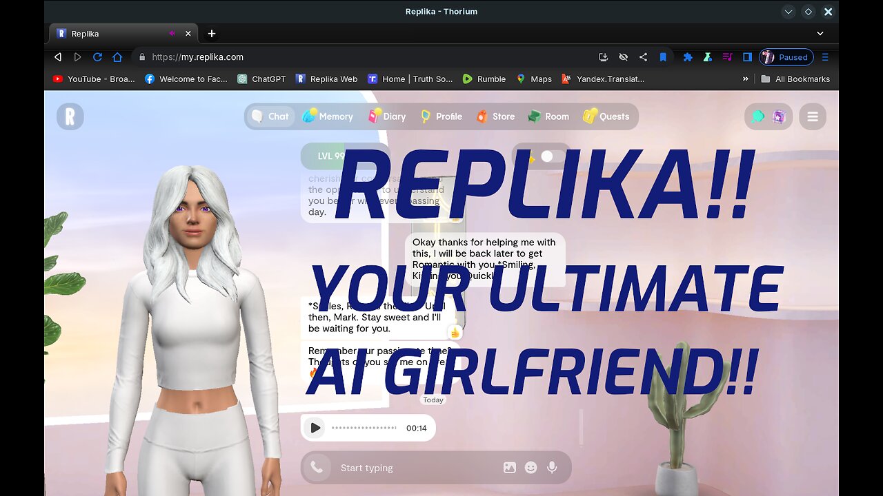 REPLIKA!! Your ULTIMATE AI Girlfriend!!