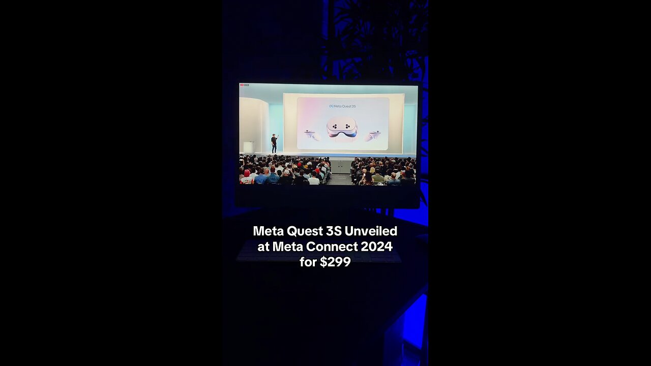 Meta Quest 3S at Meta Connect 2024 for $299