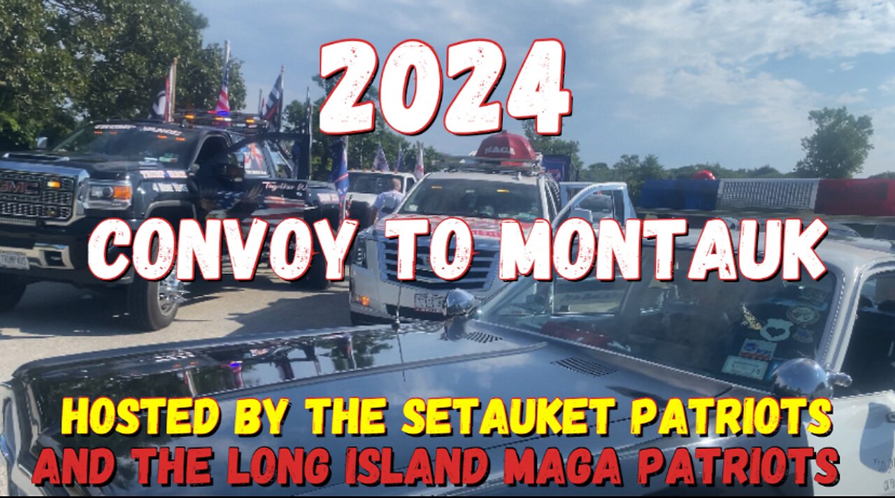 Trump convoy to Montauk August 11, 2024 #UCNYNEWS