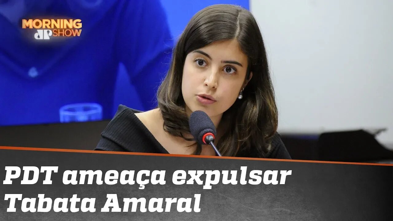 PDT de Ciro Gomes ameaça expulsar deputada Tabata Amaral