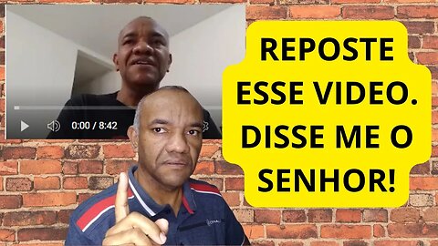 REPOSTE ESSE VIDEO. DISSE ME O SENHOR... #dizosenhor #dizosenhordosexércitos #faladeus