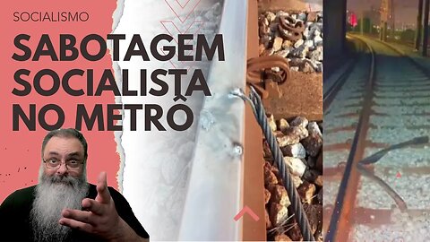 FALHA na LINHA PRIVADA do METRÔ em dia de GREVE nas LINHAS ADMINISTRADAS pelo GOVERNO foi SABOTAGEM