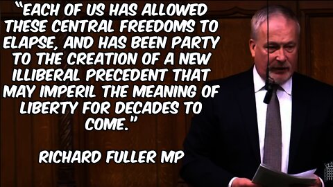 Tory MP Richard Fuller Calls Out Every MP For Allowing This 💩 Show & The Dangers We Now Face