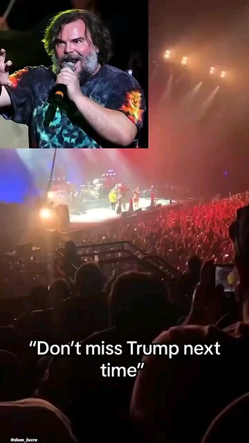 JACK BLACK CALLING FOR SOMEONE TO FINISH THE ASSASSINATION OF TRUMP