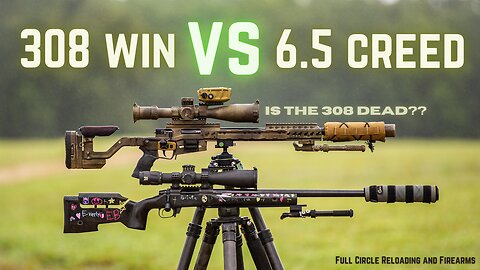 6.5 Creedmoor VS 308 Winchester- We shoot HAMS!!!