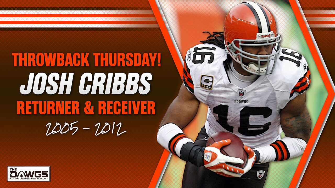 Josh Cribbs - Browns Returner and Receiver - Throwback Thursday!