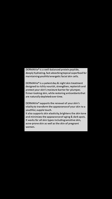 THE BENEFITS AND HOW TO USE DERMAVIE