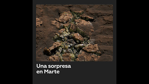 El Curiosity rompe una roca en Marte y halla una sorpresa