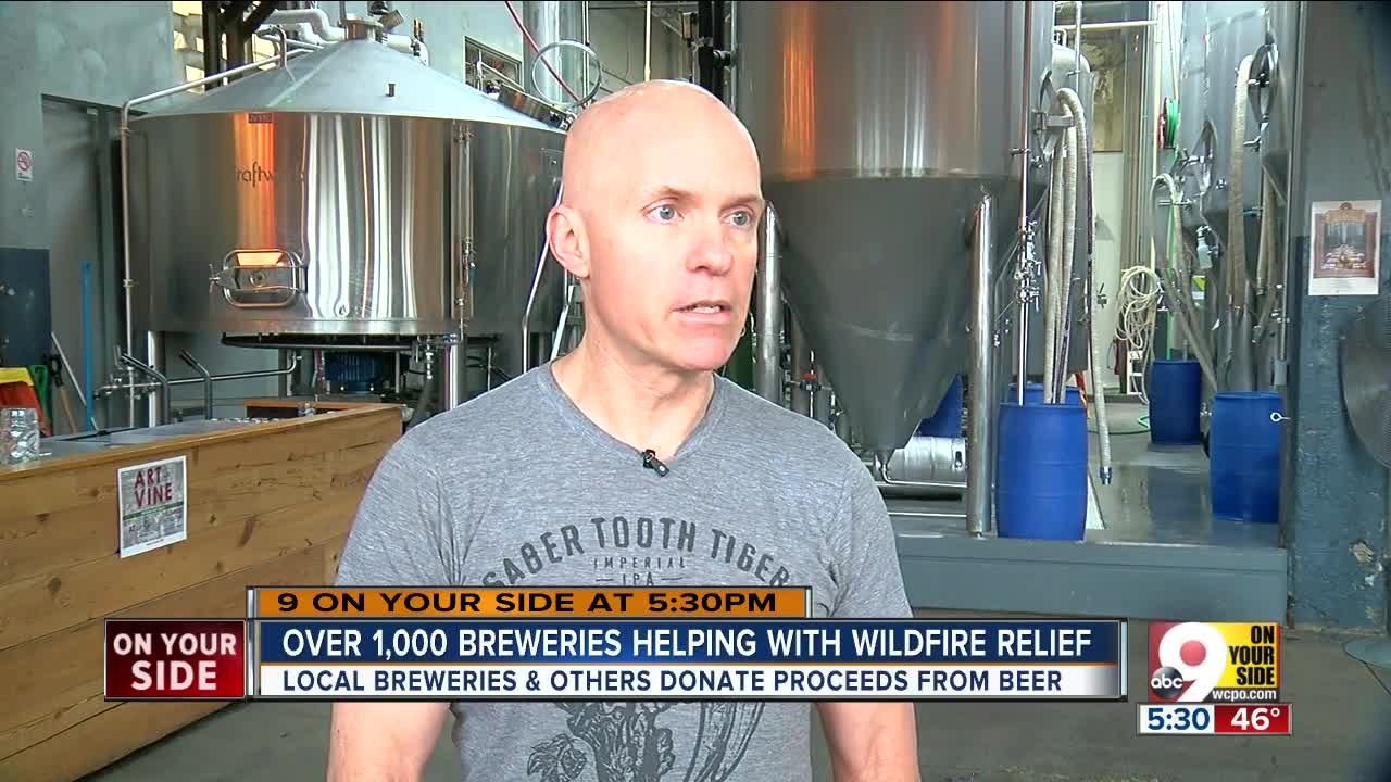 More than 1,000 breweries help with wildfire relief