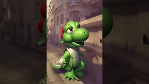 AI generated Yoshi #supermariobros