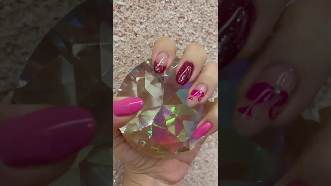 Barbie nails #foryou #viral #yearofyou #funny #viralvideos #cute #fun #humor #cutebaby #barbie