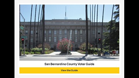 Texts only for San Bernardino County voters