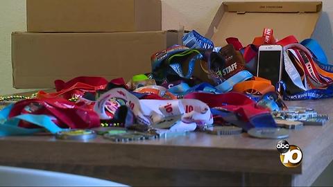 Medals stolen from moving boxes in Pacific Beach