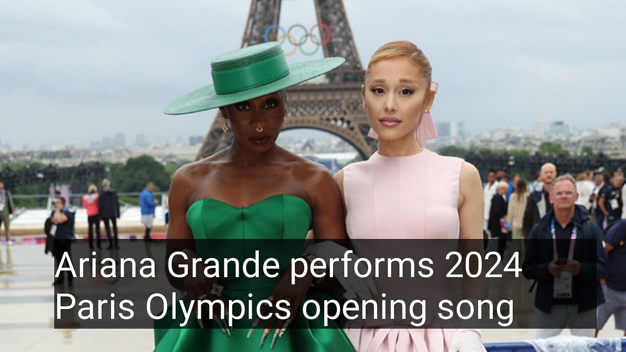 Ariana Grande Wears Thom Browne at the 2024 Paris Olympics Opening Ceremony Performance