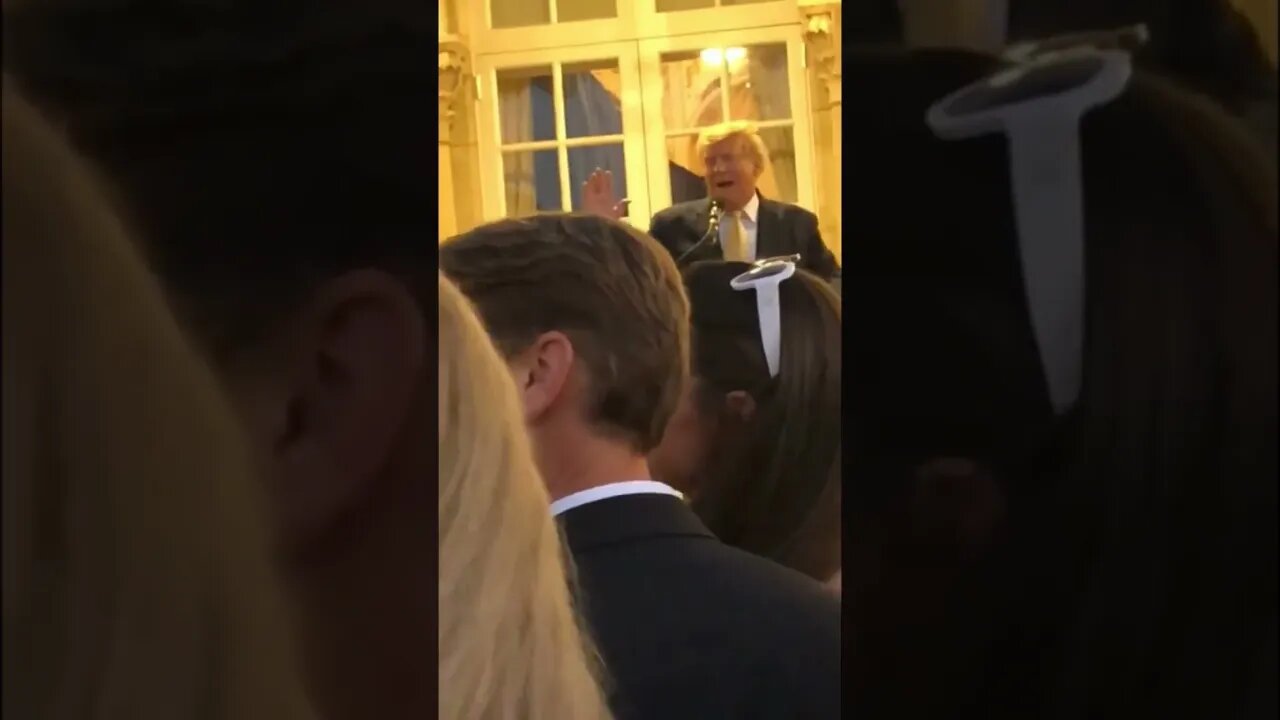 MAR-A-LAGO - President Trump Jokes Ben Carson is upstairs eating while he is working his ass off