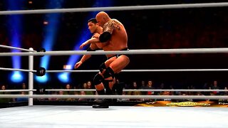 WWE 2K14 Gameplay The Rock vs Batista