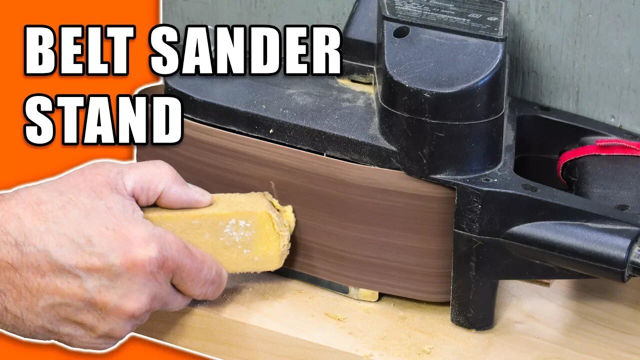 Belt Sander Stand: Convert your Belt Sander to a Bench Sander