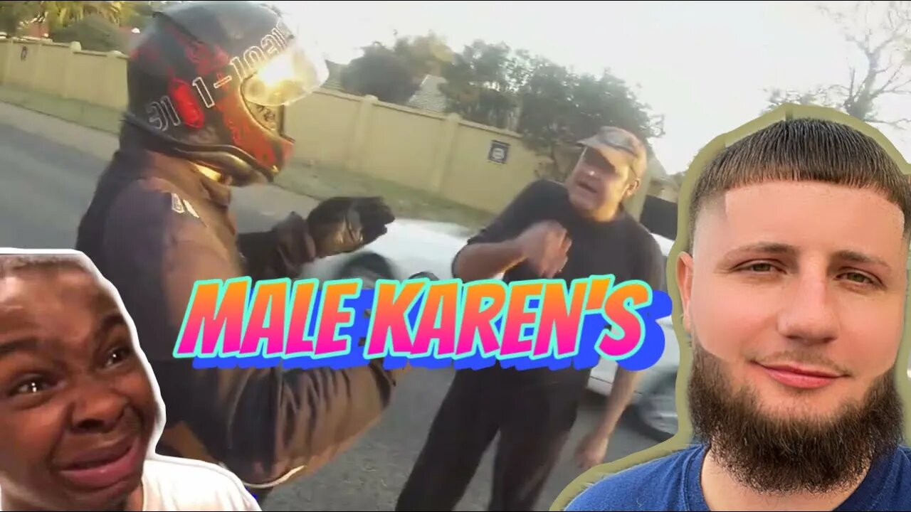 Bikers get confrontational with male Karen￼’s!!