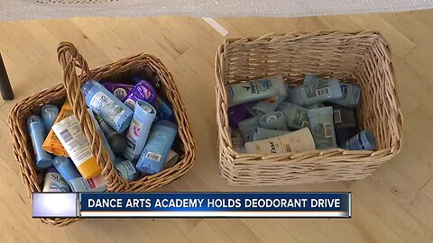 Dance Arts Academy hold deodorant drive for teens in need