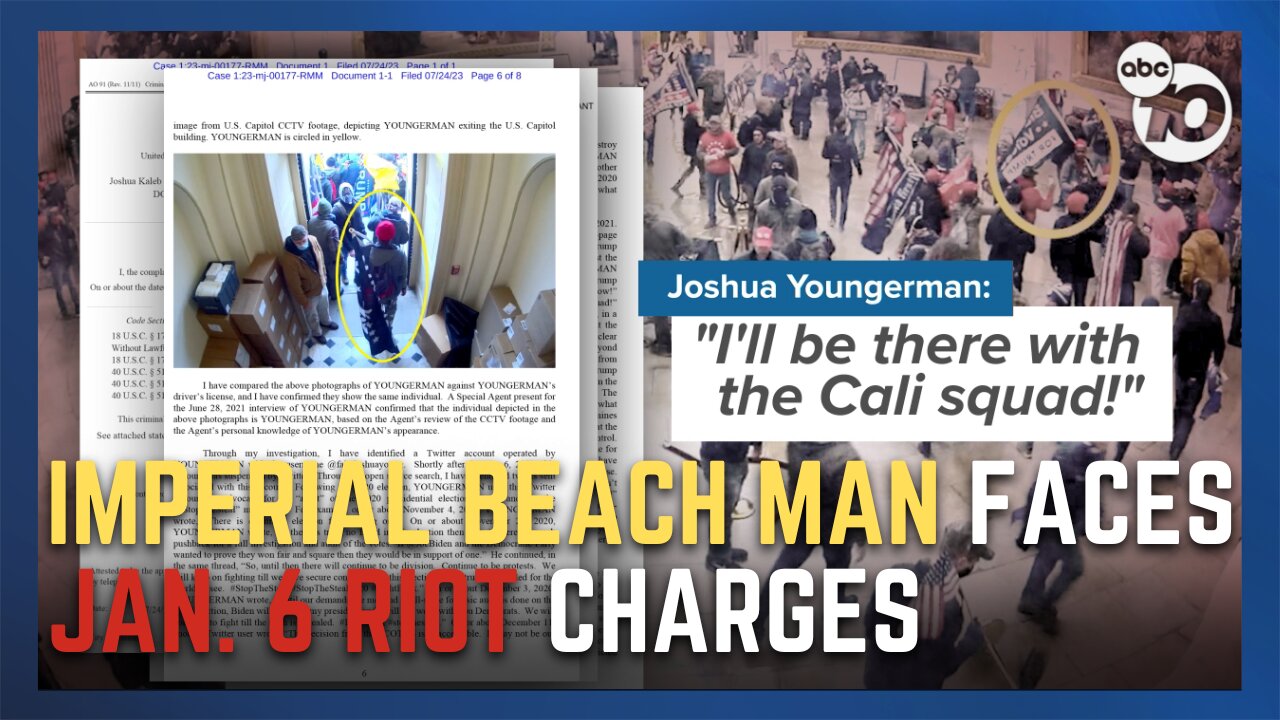 FBI: Imperial Beach man climbed rope to storm U.S. Capitol during Jan. 6 riot