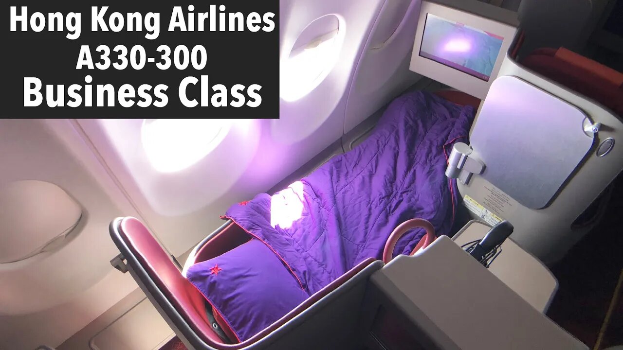 HONG KONG AIRLINES A330 BUSINESS class: HX16 Cairns to Hong Kong