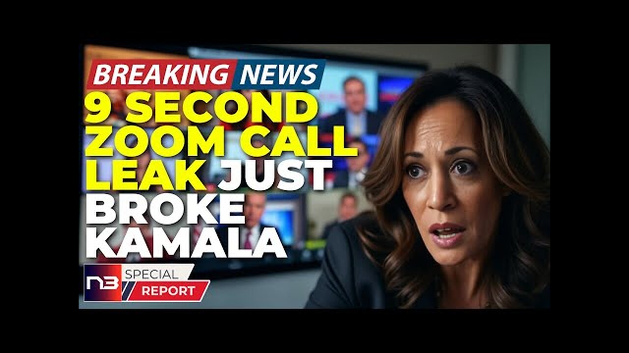 🚨BREAKING: 9-Second Zoom Leak Exposes Kamala's Campaign! Blue State Voters Abandon Ship