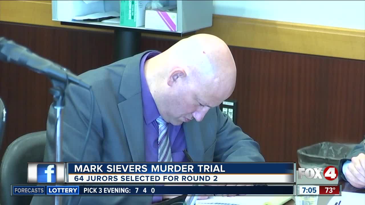 Jury selection advances to second stage in Mark Sievers trial