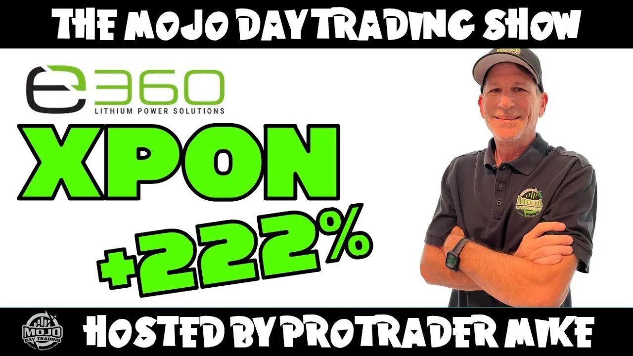 $XPON #1 Gainer 🔴 LIVE TRADING STOCKS 📈 FUTURES 🎅 $SPY $SPX $NQ $ES