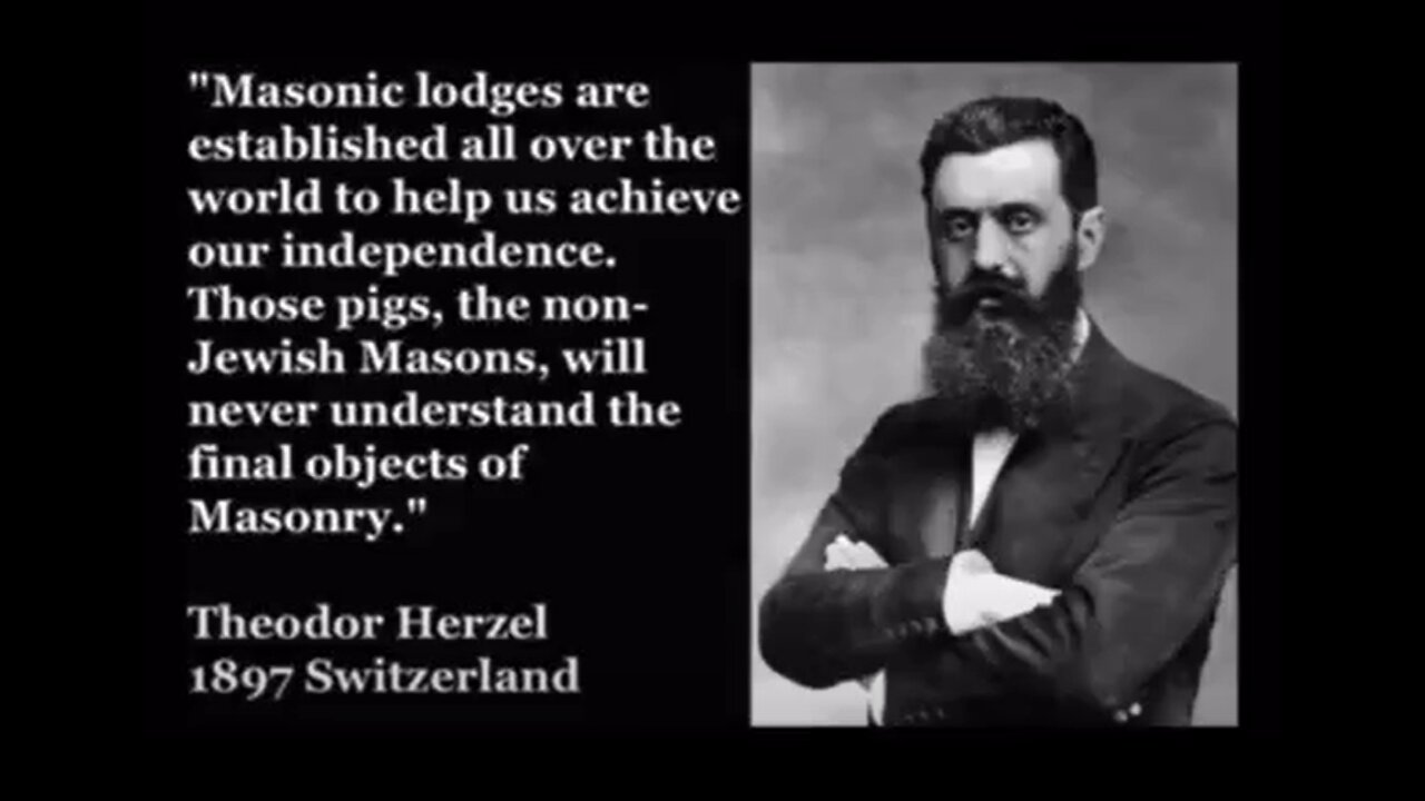 Masons and Jews Control all Corporate Governments-Zionist Agenda