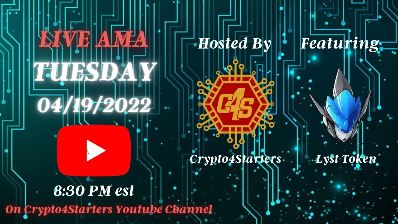 LIVE AMA WITH LYST TOKEN