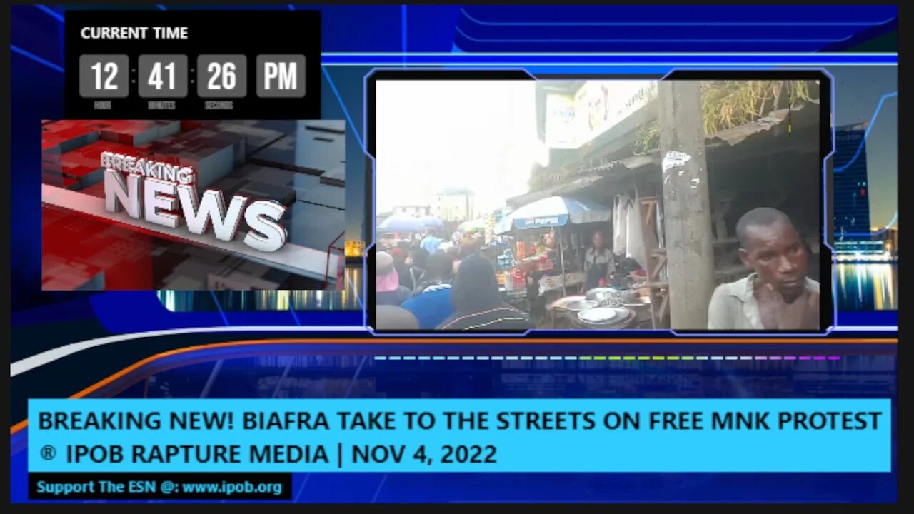 BREAKING! Biafrans Storm£d The Streets In Prot£t On Free Mazi Nnamdi Kanu | Nov 4, 2022