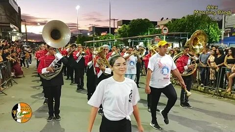 BANDA FALCÕES NEGROS 2023 NO 8º ENCONTRO DE BANDAS E FANFARRAS 2023 NO MUNICÍPIO DE FEIRA NOVA - PE.