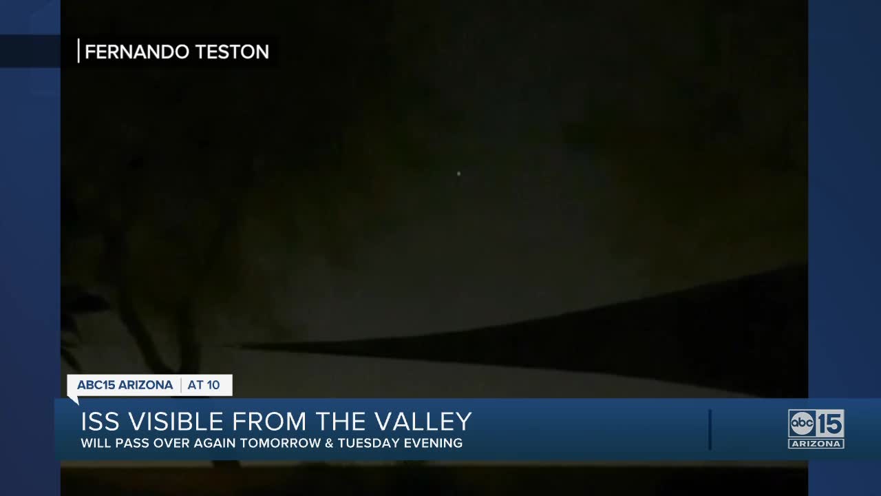 ISS visible from the Valley