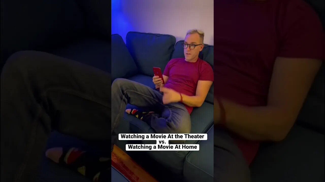 Everyone has done this while watching Netflix. #comedian #comedy #joke #movie #theater
