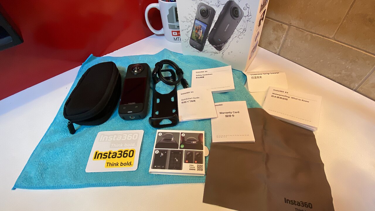 UnBoXing & Close Up Look at @ Insta360 X4 8K 360 Degree Action Video Camera Black