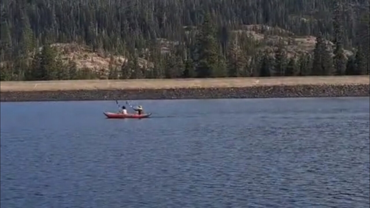 Valley Lake Reservoir in Sierra Mountains, California