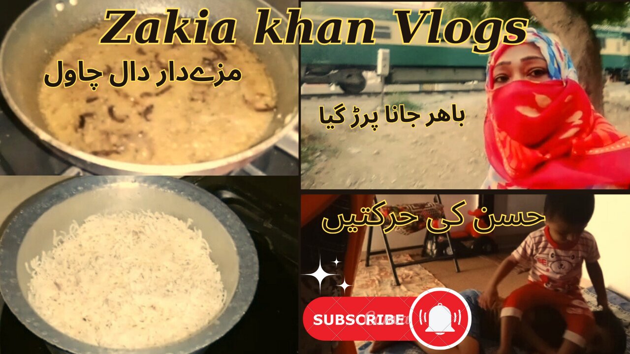 Mazaidar daal chawali|| aaj ki routine Mai bohat kaam hogay || #zakiakhanvlogs#increaseviews