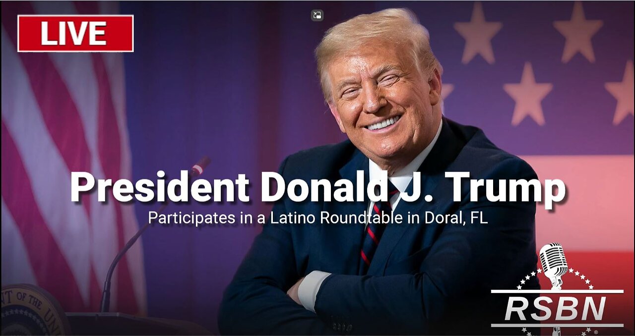 Trump Participates in a Latino Roundtable in Doral, FL - 10.22.2024